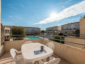 Appartement 1 chambre , climatisé, Vue piscine 4 personnes | Terrace/patio