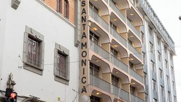 Majoituspaikan julkisivu