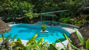 Indoor pool, outdoor pool