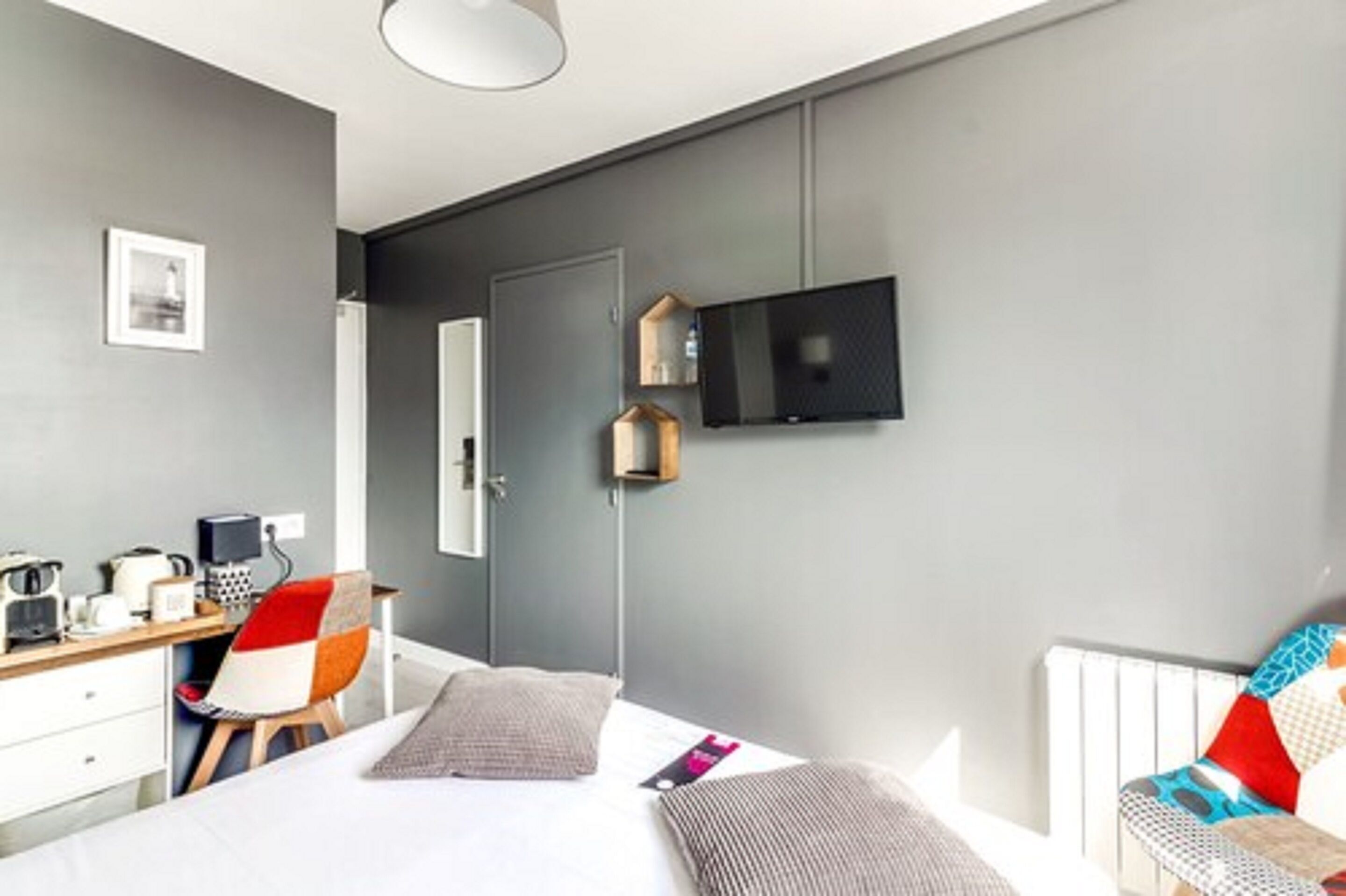 double room (connecting) | individually furnished, desk, laptop workspace, blackout curtains