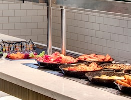 Daily buffet breakfast for a fee