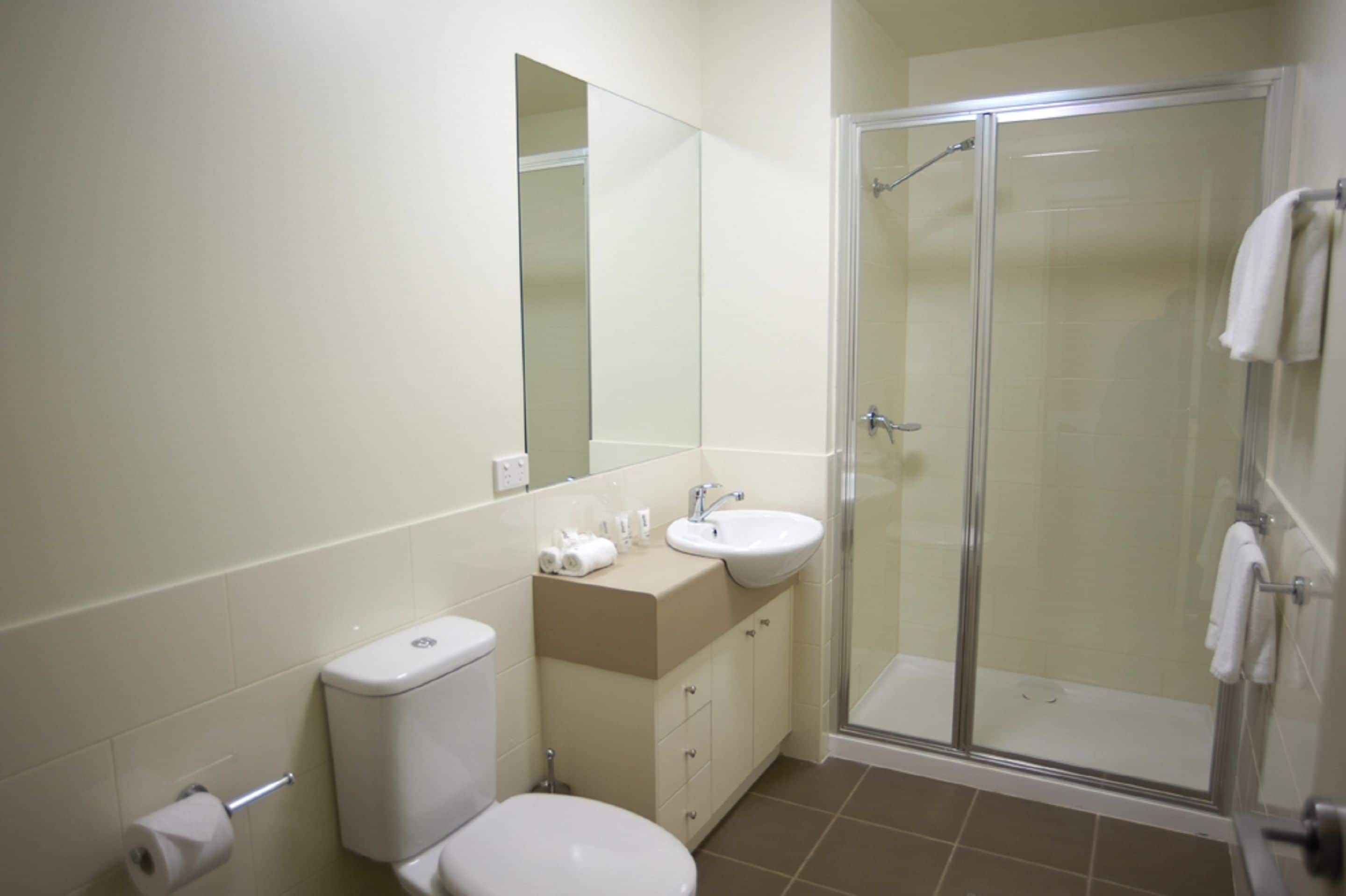 towels, soap, shampoo, toilet paper