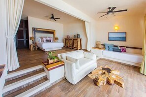 Deluxe suite, 1 King plus 2 Singles, Ground Floor (Cristal) - Las Ranitas Eco Boutique Hotel (Tulum)