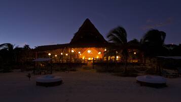 Front of property - evening/night