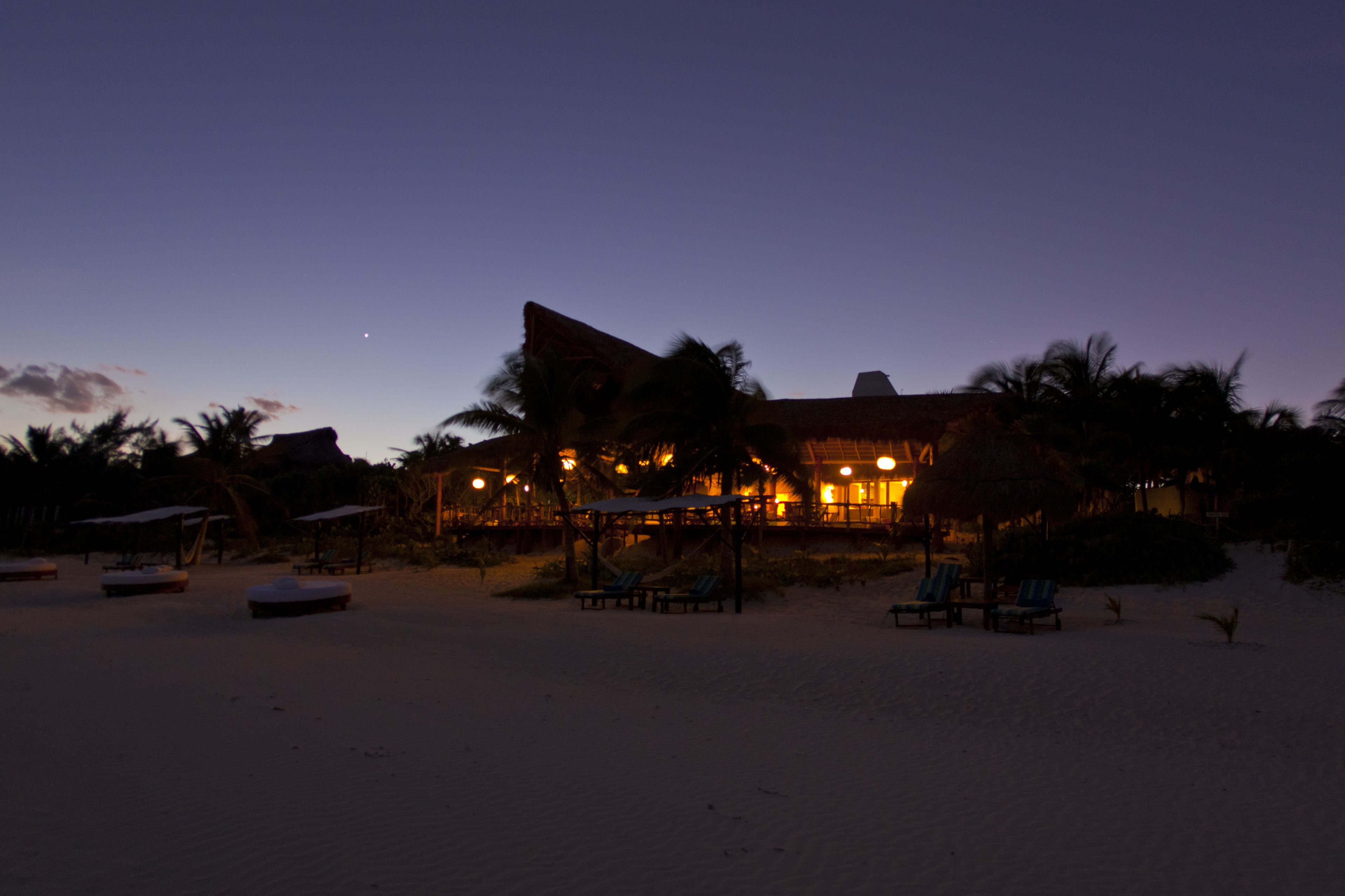 Front of property - evening/night