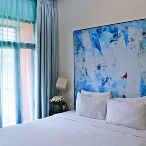 Basic Apartment, 1 Bedroom, City View | 1 bedroom, in-room safe, desk, soundproofing - The Waterfront Shaw (Paud)