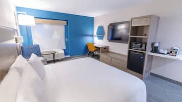 Pillow-top beds, in-room safe, desk, blackout curtains