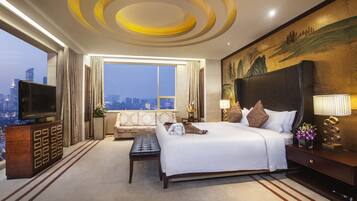 Executive Room | Select Comfort beds, minibar, in-room safe, individually decorated