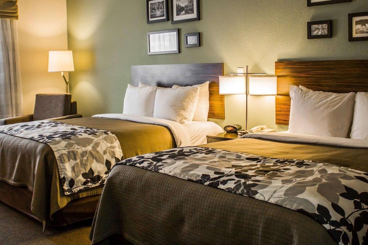 Chambre Standard, 2 grands lits, accessible aux personnes à mobilité réduite, non-fumeur