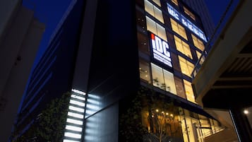 Front of property – evening/night