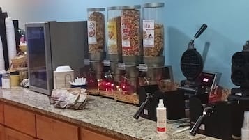 Free daily on-the-go breakfast