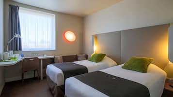 Standard Room, 2 Single Beds | Premium bedding, desk, blackout curtains, soundproofing