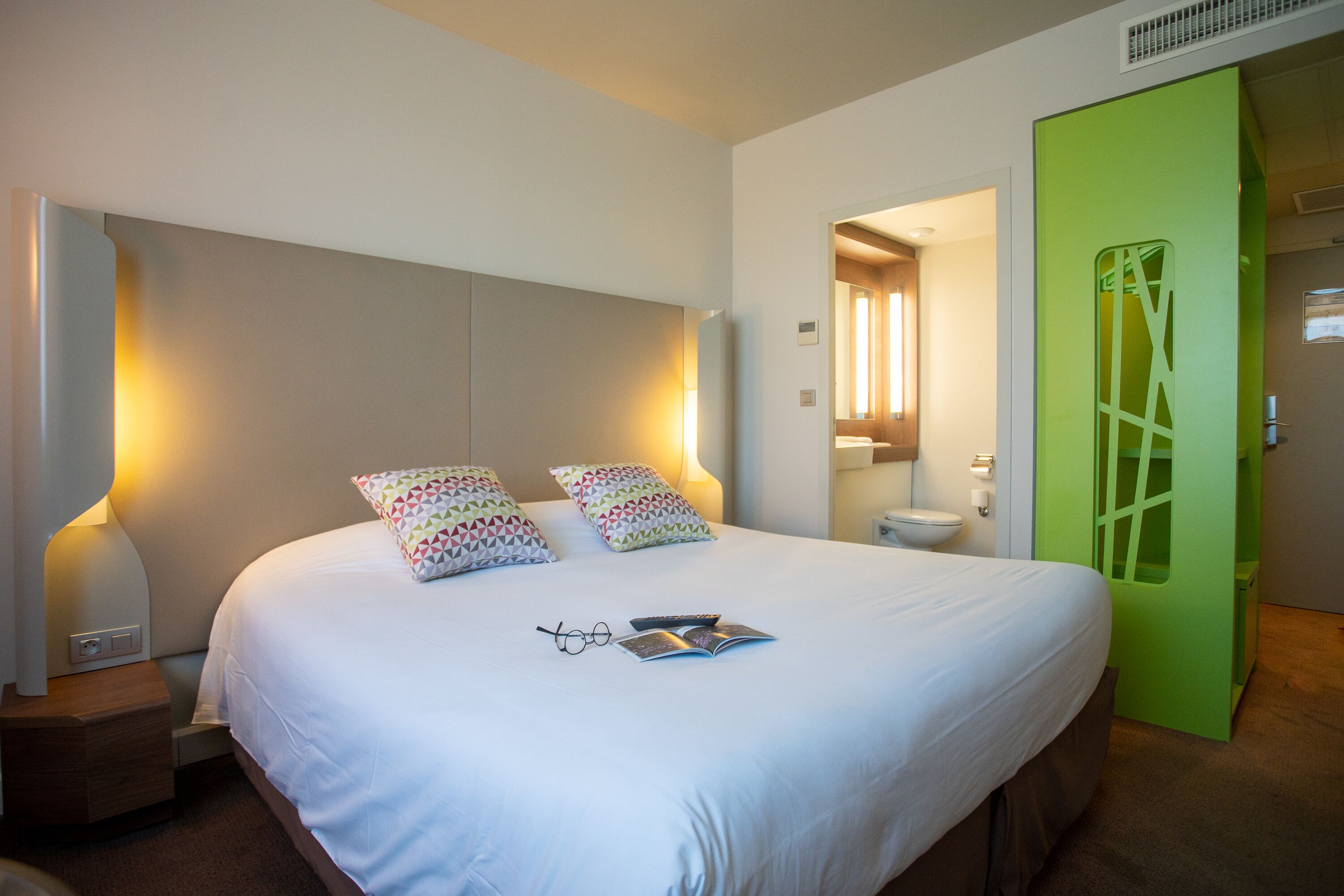 next generation, room, 1 double bed | premium bedding, desk, blackout curtains, soundproofing