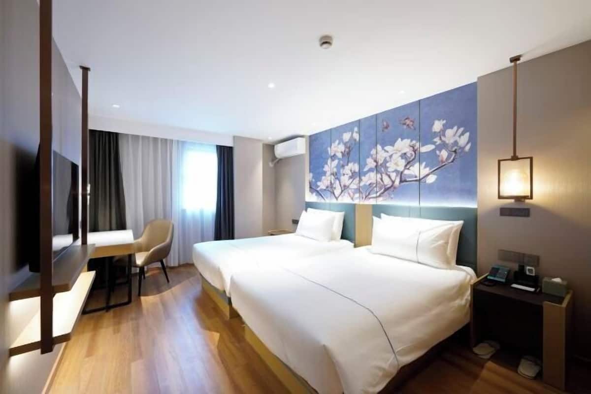 In-room safe, desk, blackout curtains, iron/ironing board
