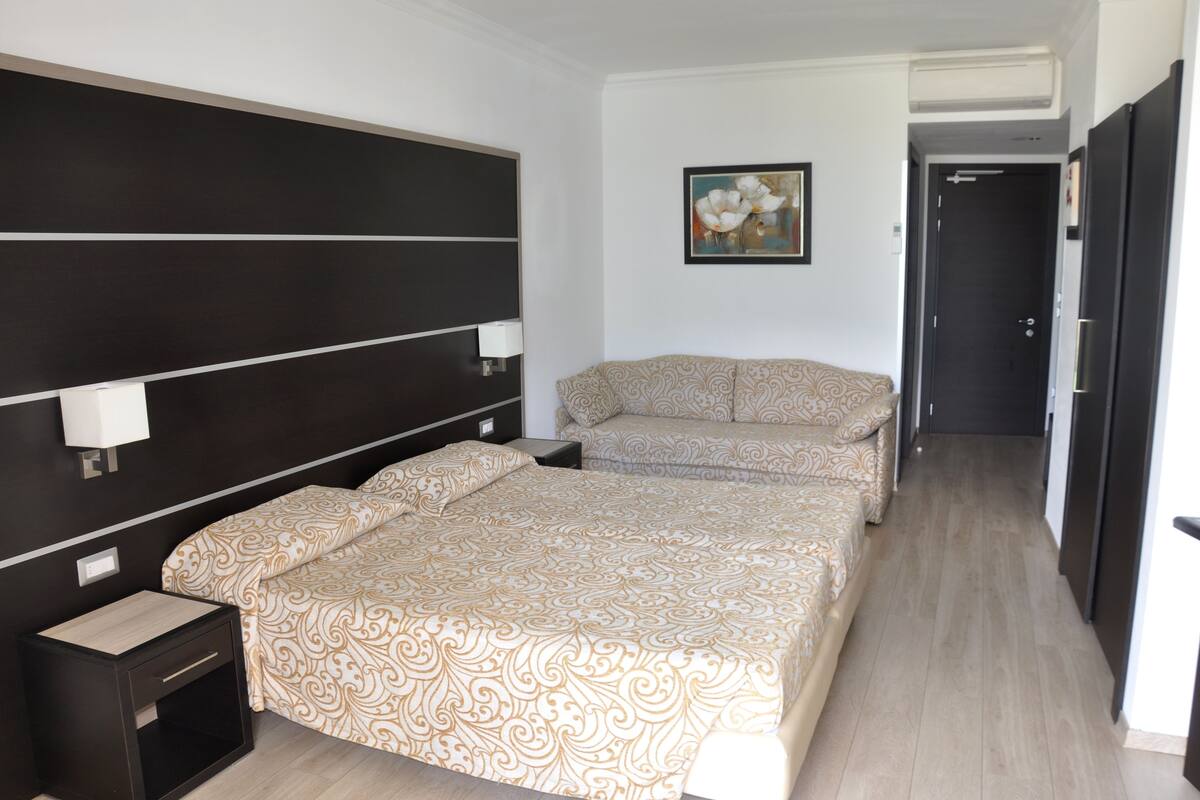 In-room safe, desk, blackout curtains, cots/infant beds