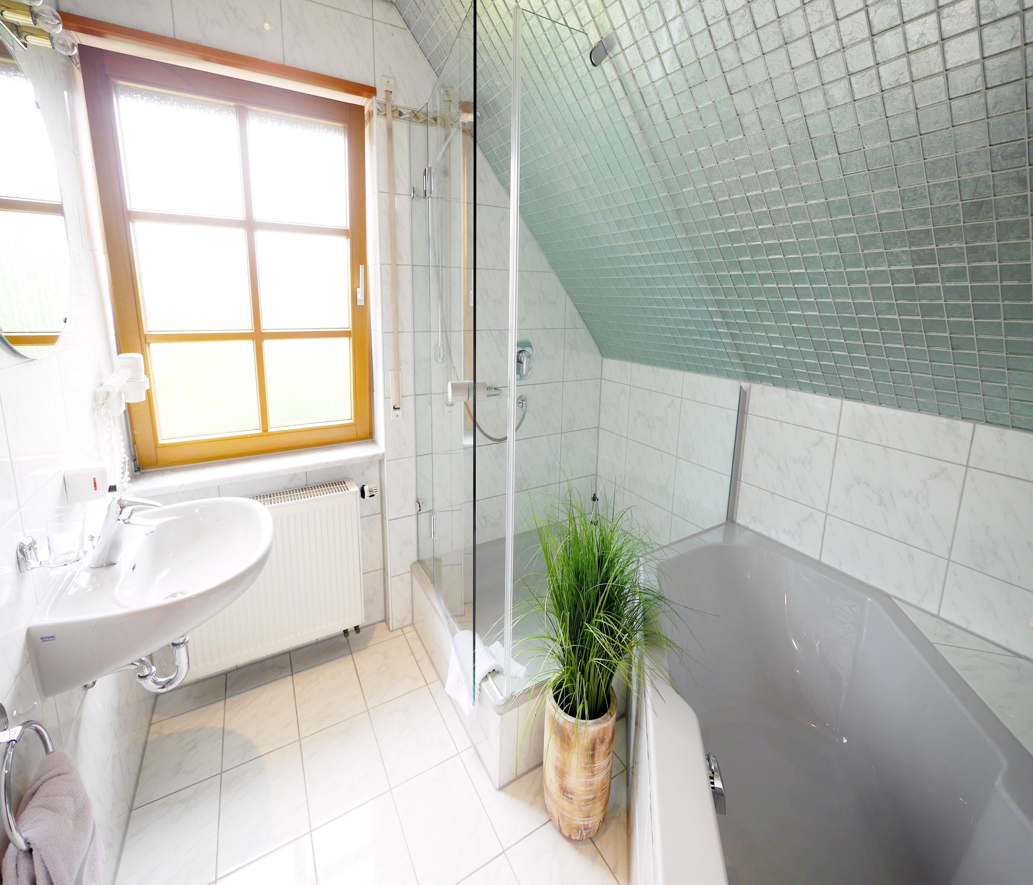 studio suite | bathroom | free toiletries, hair dryer, bathrobes, slippers