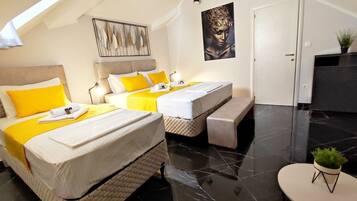 Exclusive Apartment, 2 Bedrooms | 1 bedroom, premium bedding, minibar, individually decorated