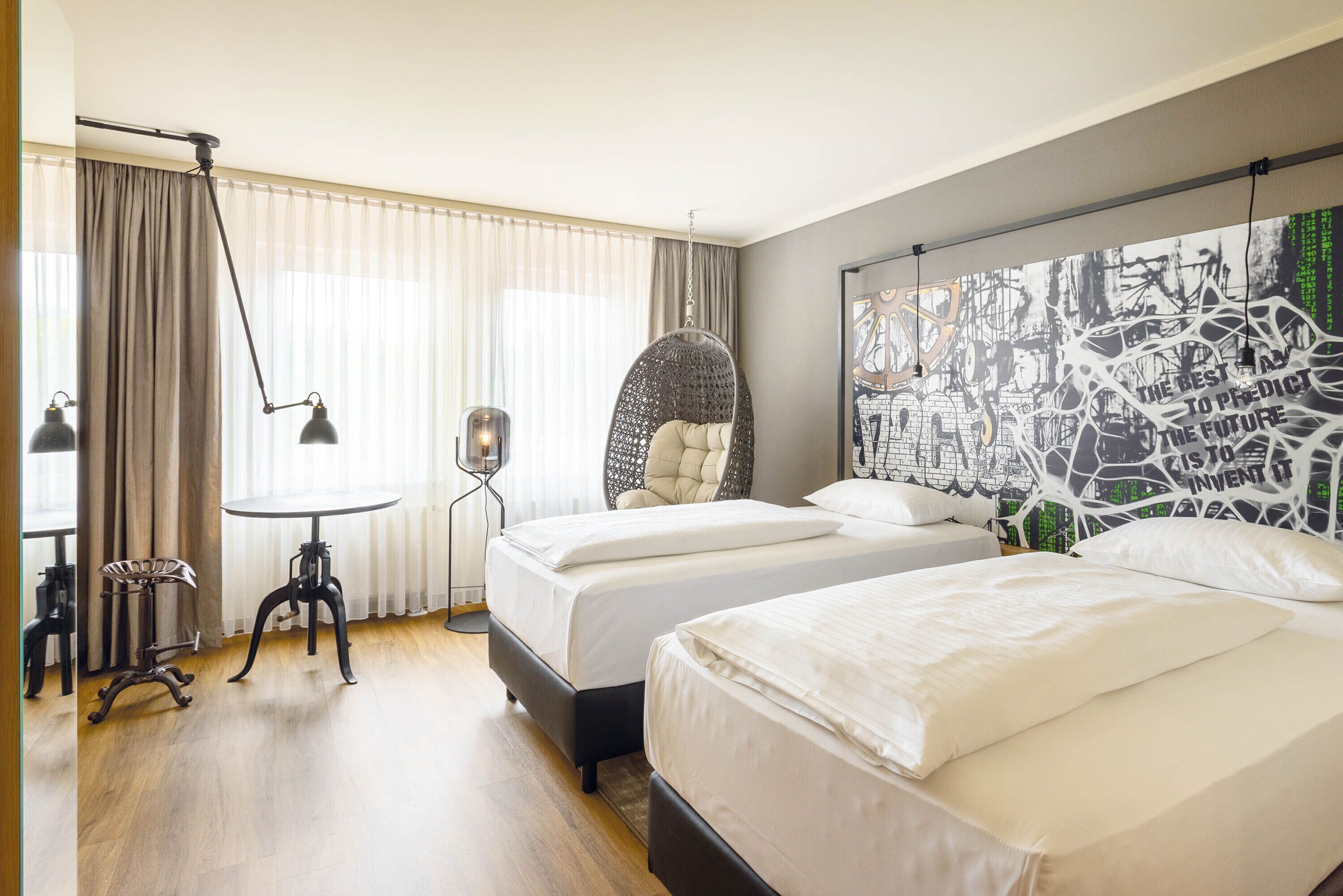 Premium bedding, in-room safe, individually furnished, desk