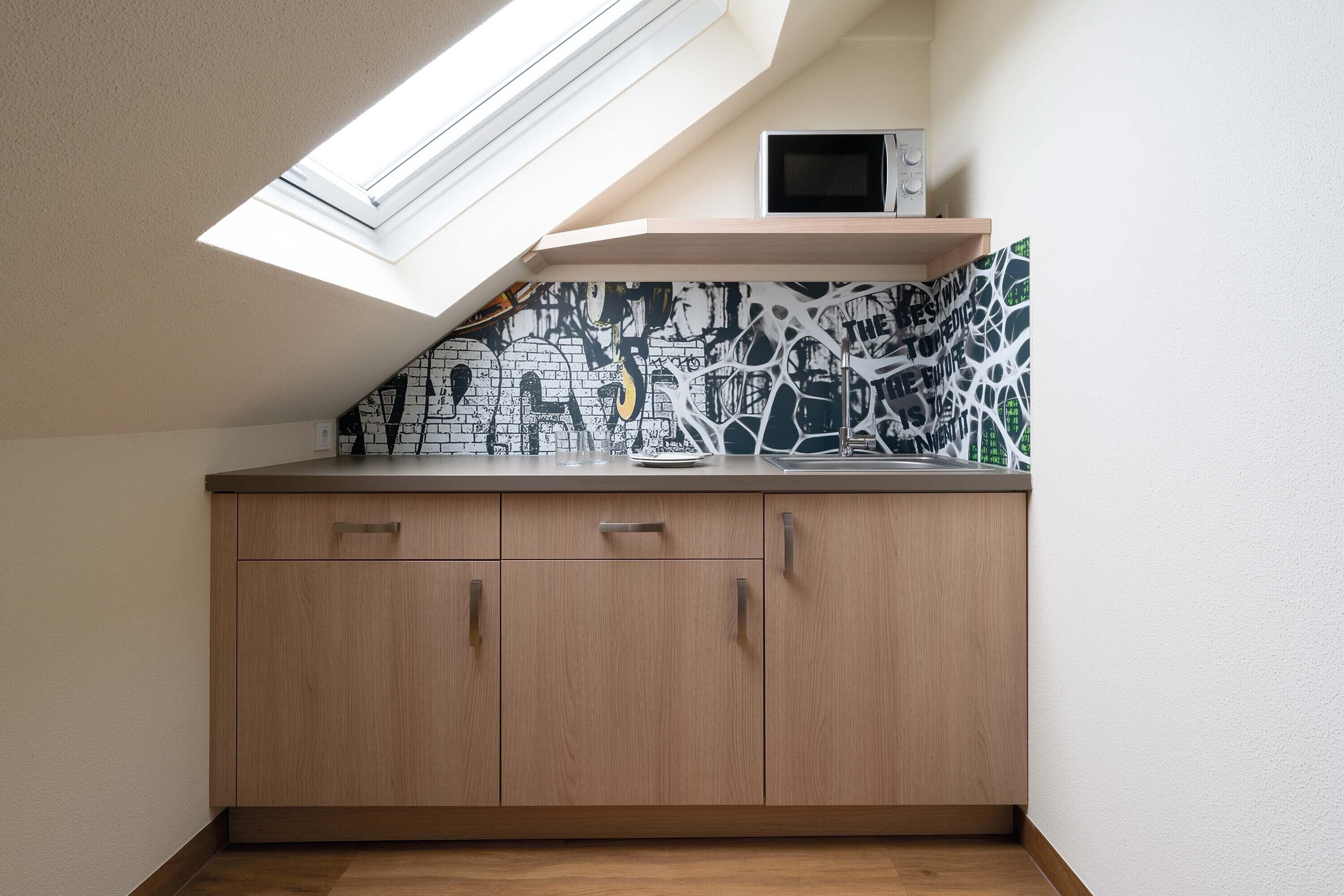 standard room | private kitchen | eco-friendly cleaning products