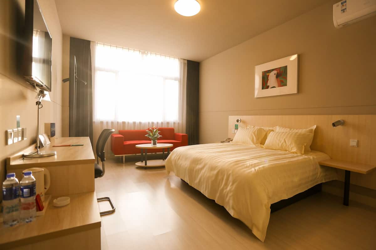 in-room safe, desk, blackout curtains, iron/ironing board