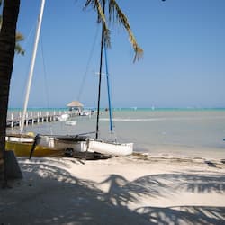 On the beach, sun-loungers, beach towels, beach massages