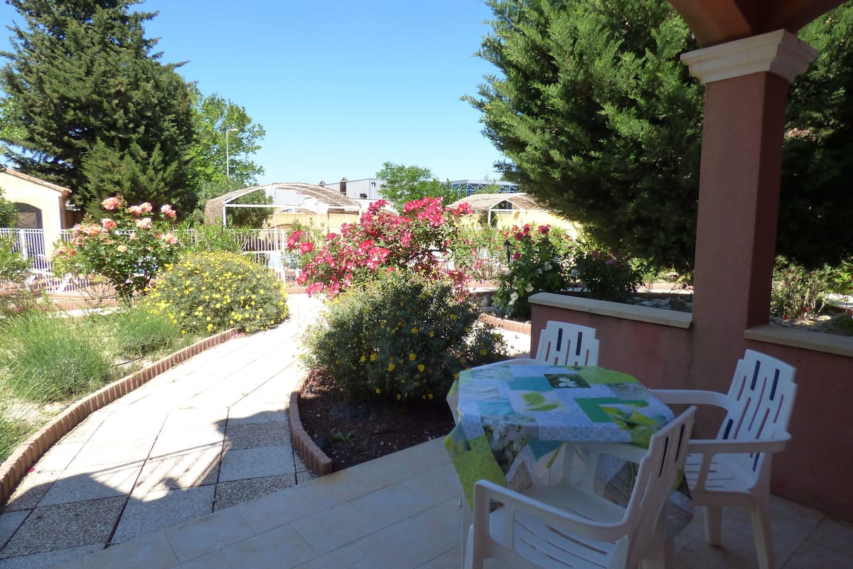 Superior Triple Room, Accessible, Pool Access | Terrace/patio