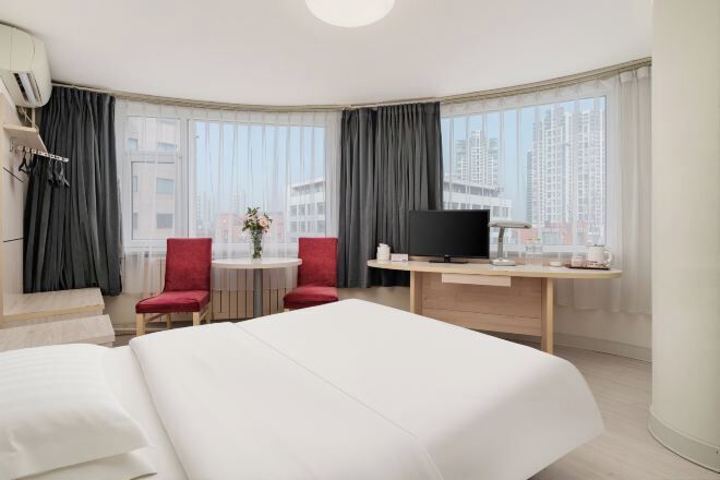 In-room safe, desk, blackout drapes, iron/ironing board
