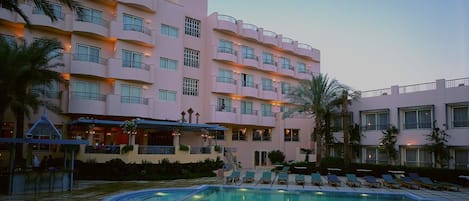 Façana frontal de l'allotjament