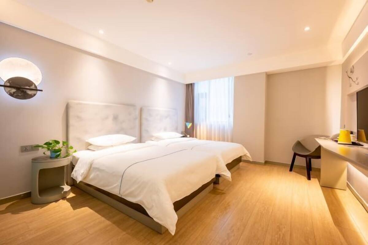 In-room safe, desk, blackout curtains, iron/ironing board (on request)
