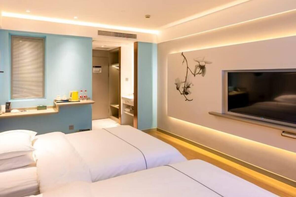 In-room safe, desk, blackout curtains, iron/ironing board (on request)