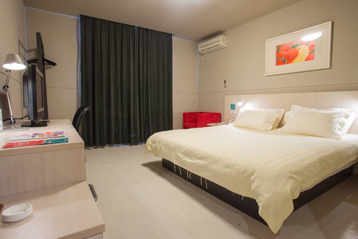 in-room safe, desk, blackout curtains, iron/ironing board