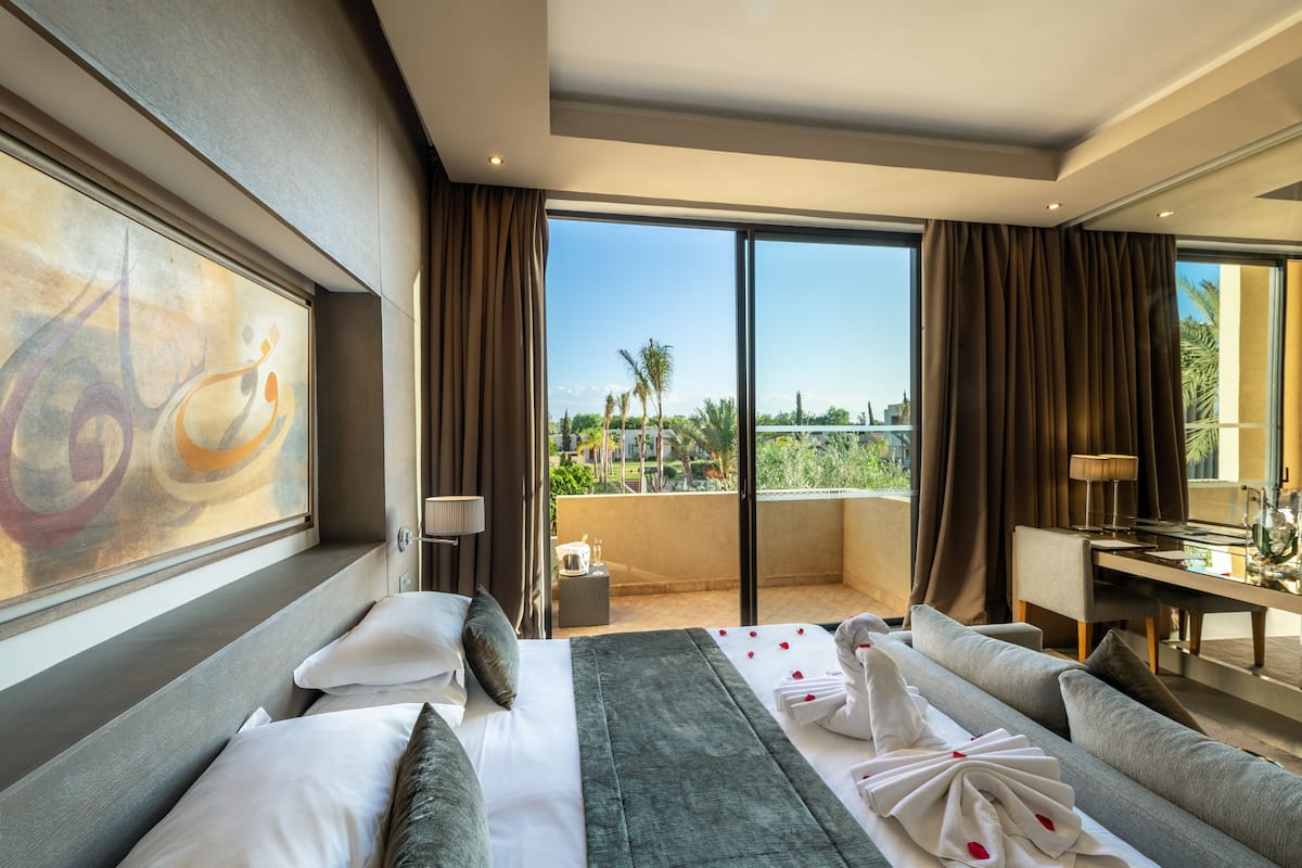 prestige room with private terrace | 1 bedroom, egyptian cotton sheets, premium bedding, down duvets