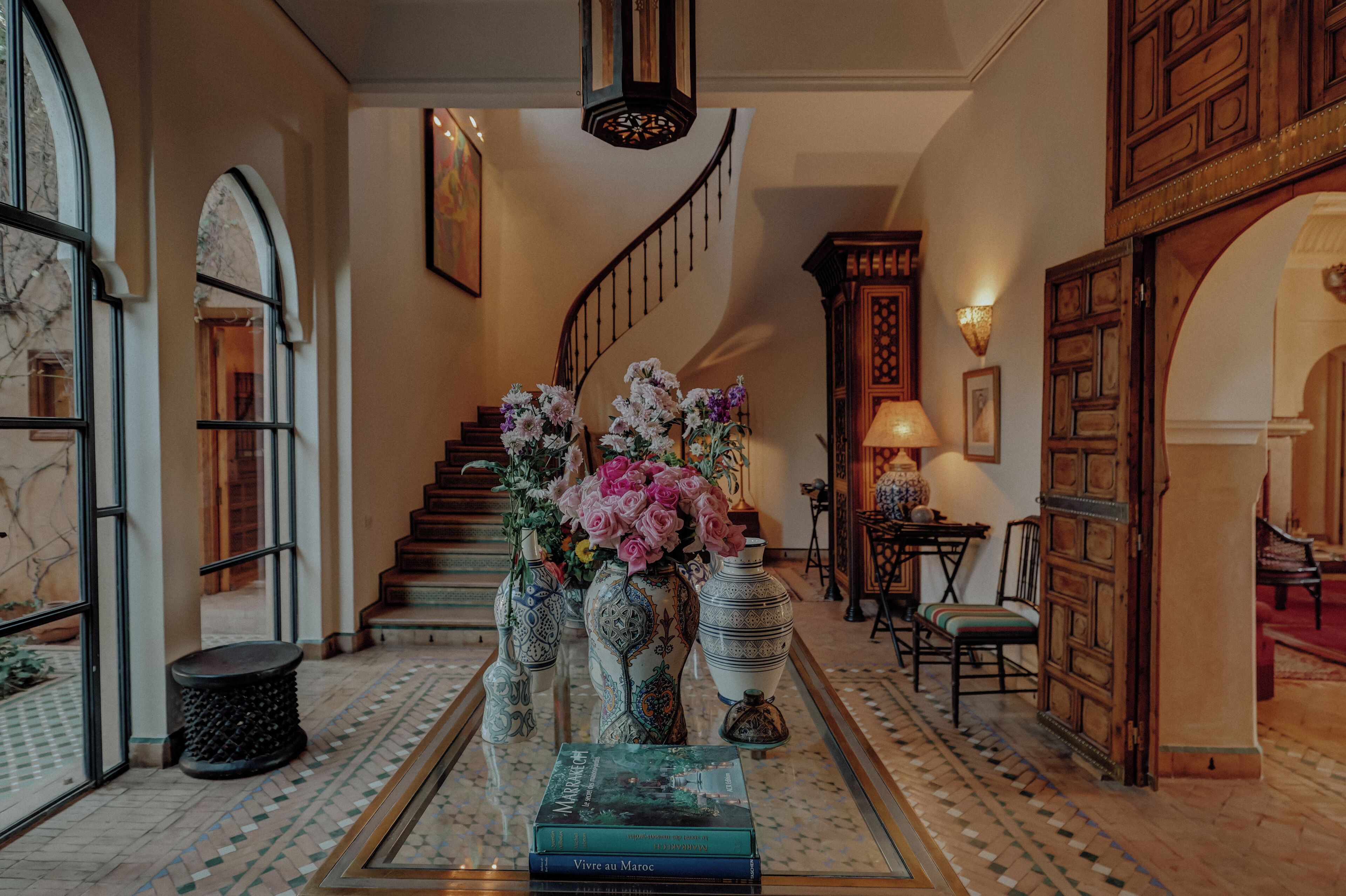 la villa sirayane | living area | 42-inch flat-screen tv with satellite channels, tv, dvd player