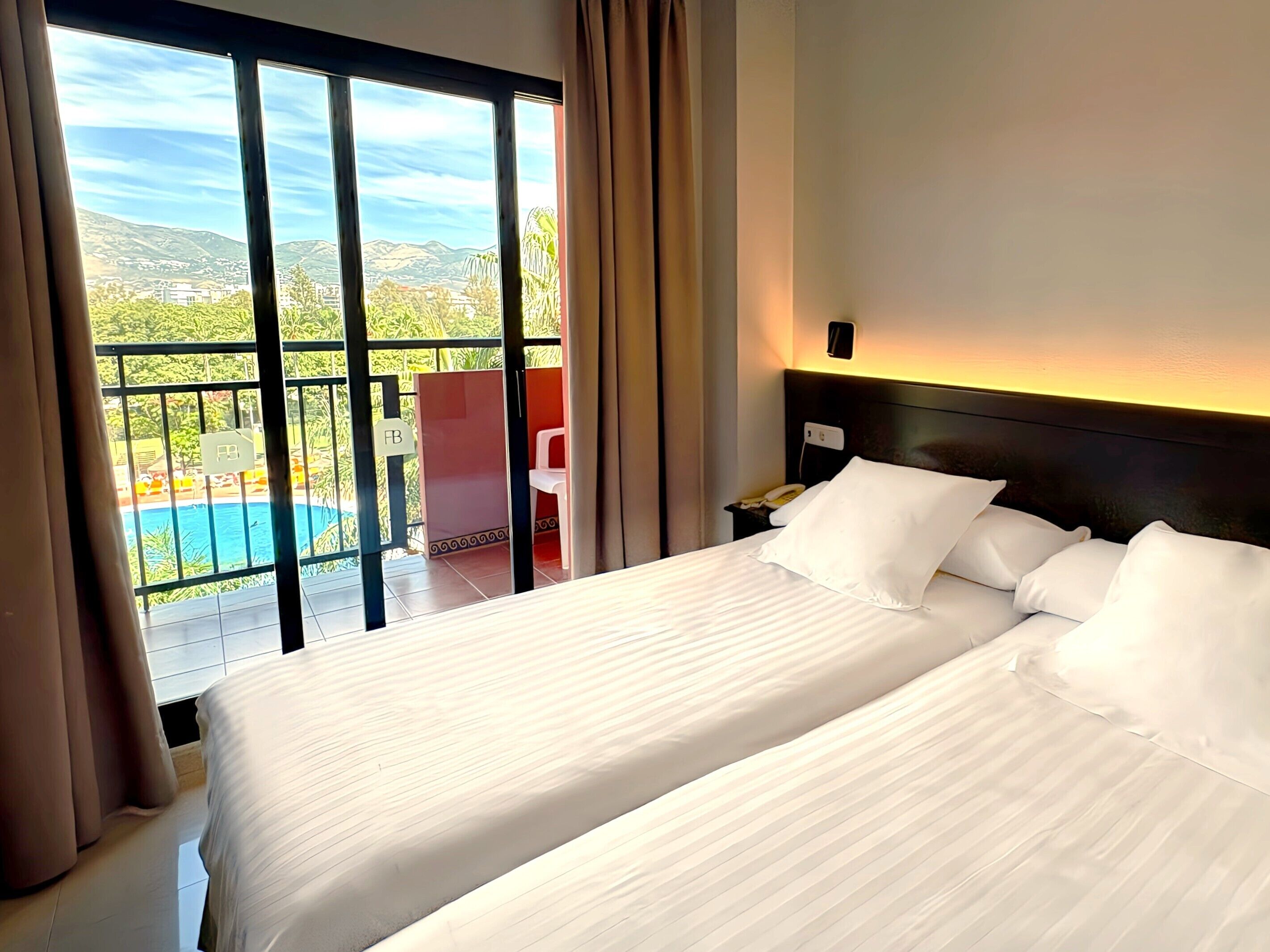 Standard Apartment, Terrace, Pool View | Iron/ironing board, free cribs/infant beds, free WiFi, bed sheets