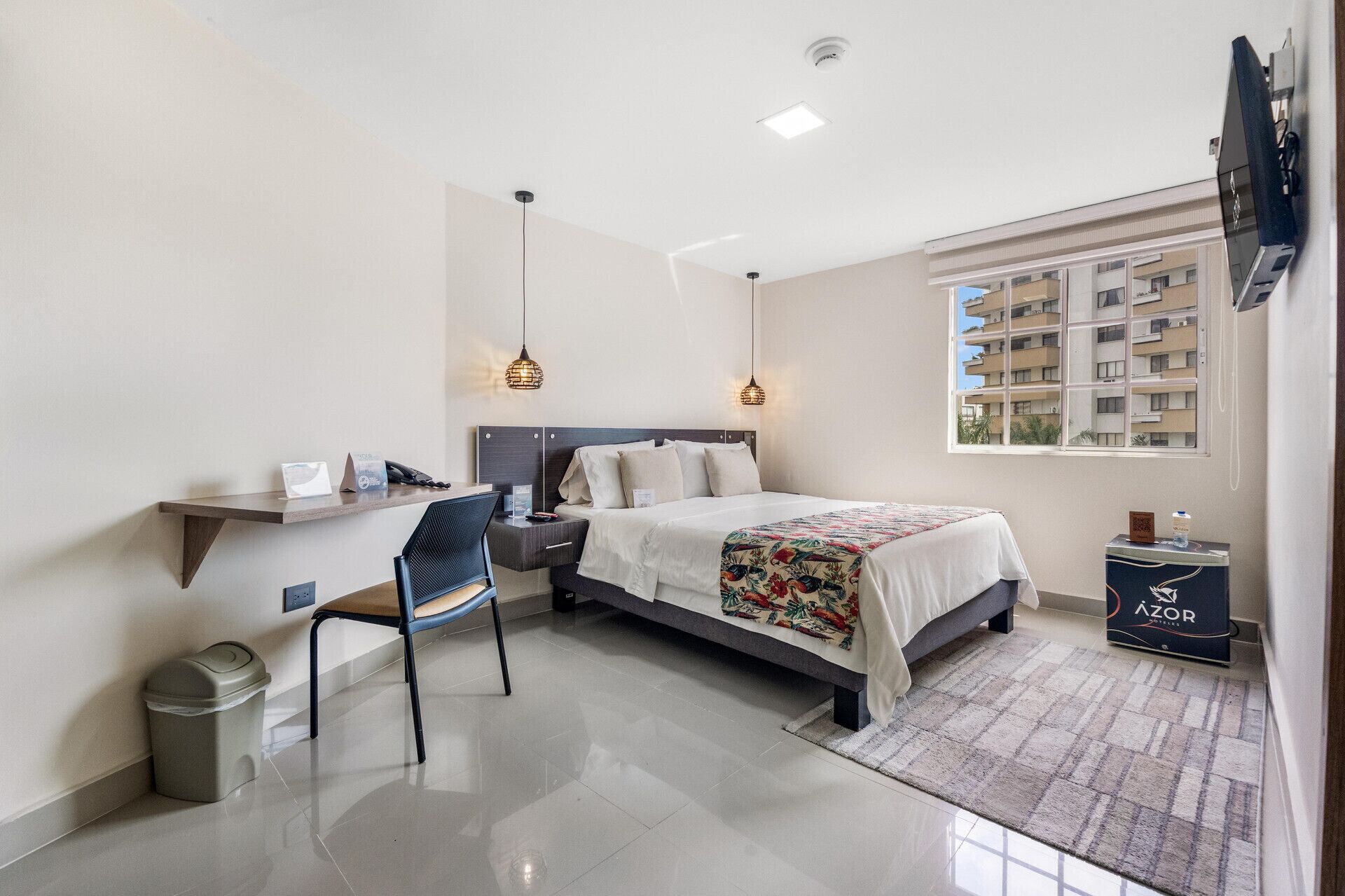 Minibar, in-room safe, desk, blackout curtains