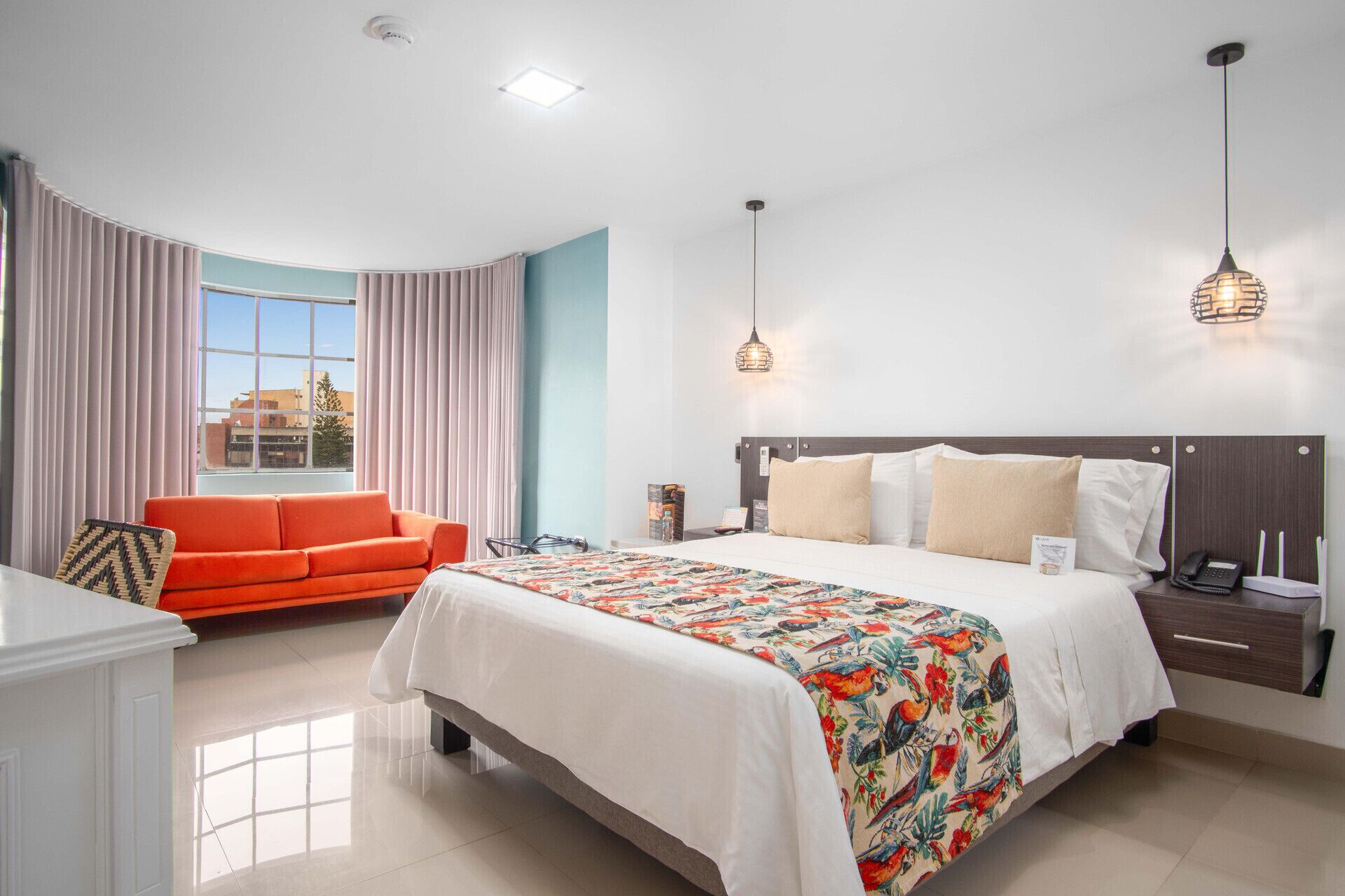 Minibar, in-room safe, desk, blackout drapes