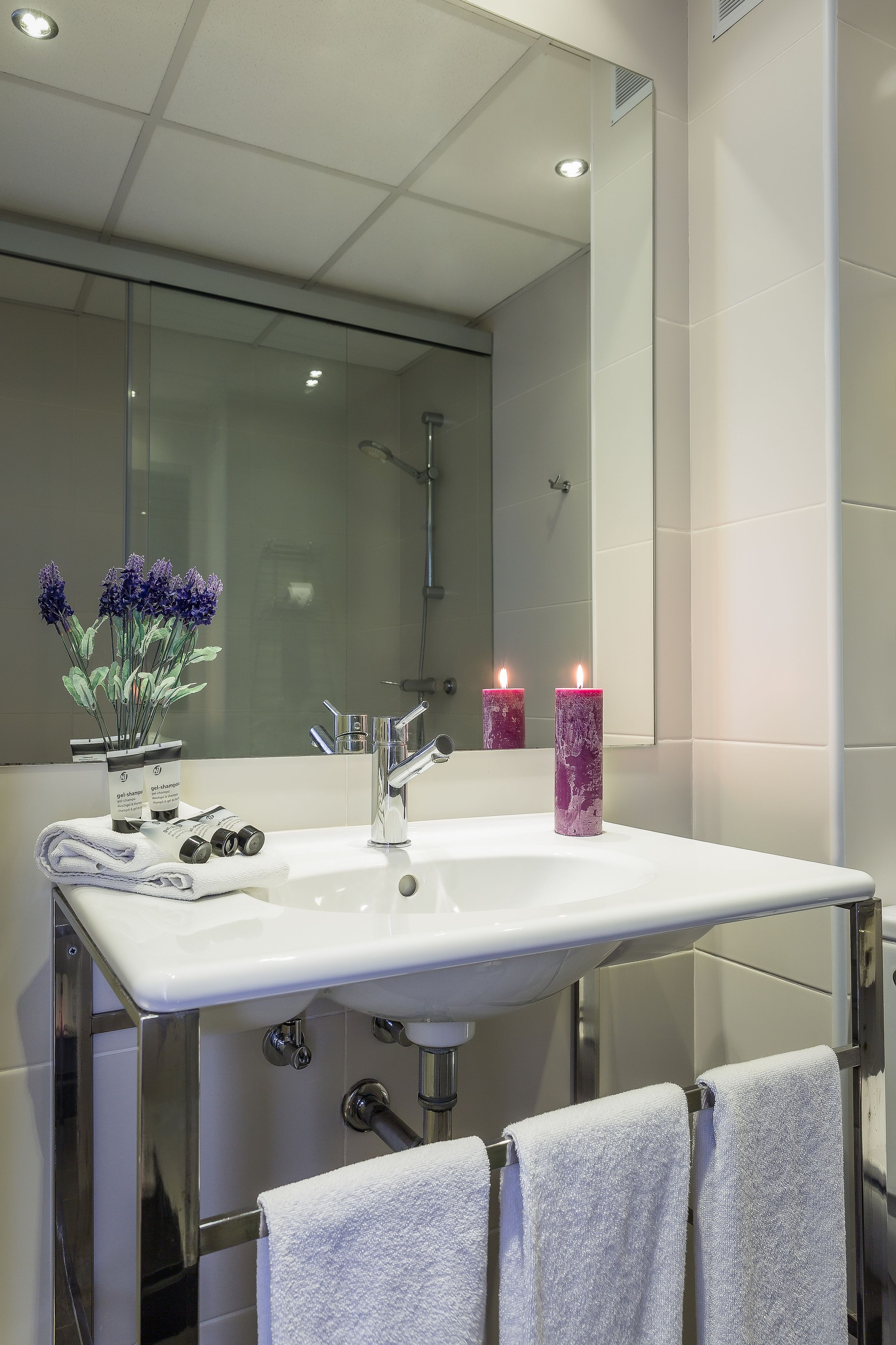 triple room | bathroom | shower, free toiletries, hair dryer, towels