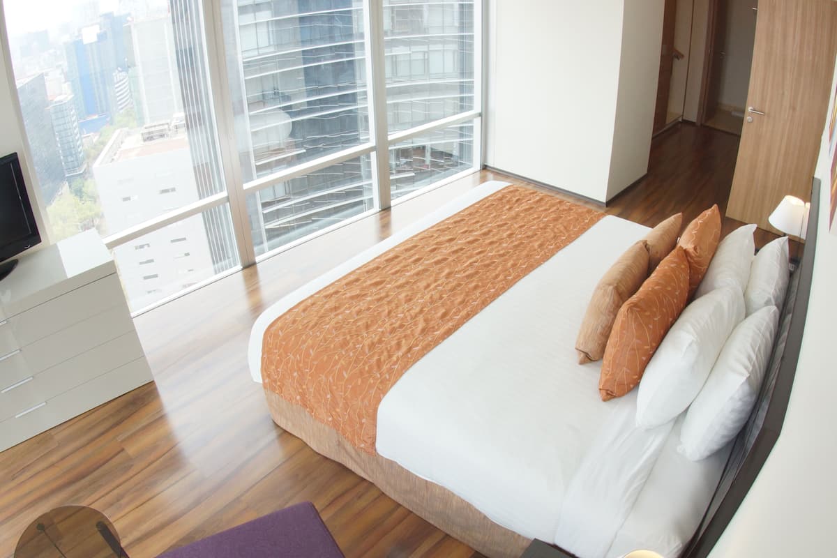 Vista p/ cidade | Roupas de cama de algodão egípcio, roupas de cama premium