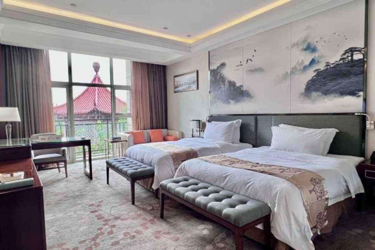 Refined Family Twin Room (Shangquan Building)