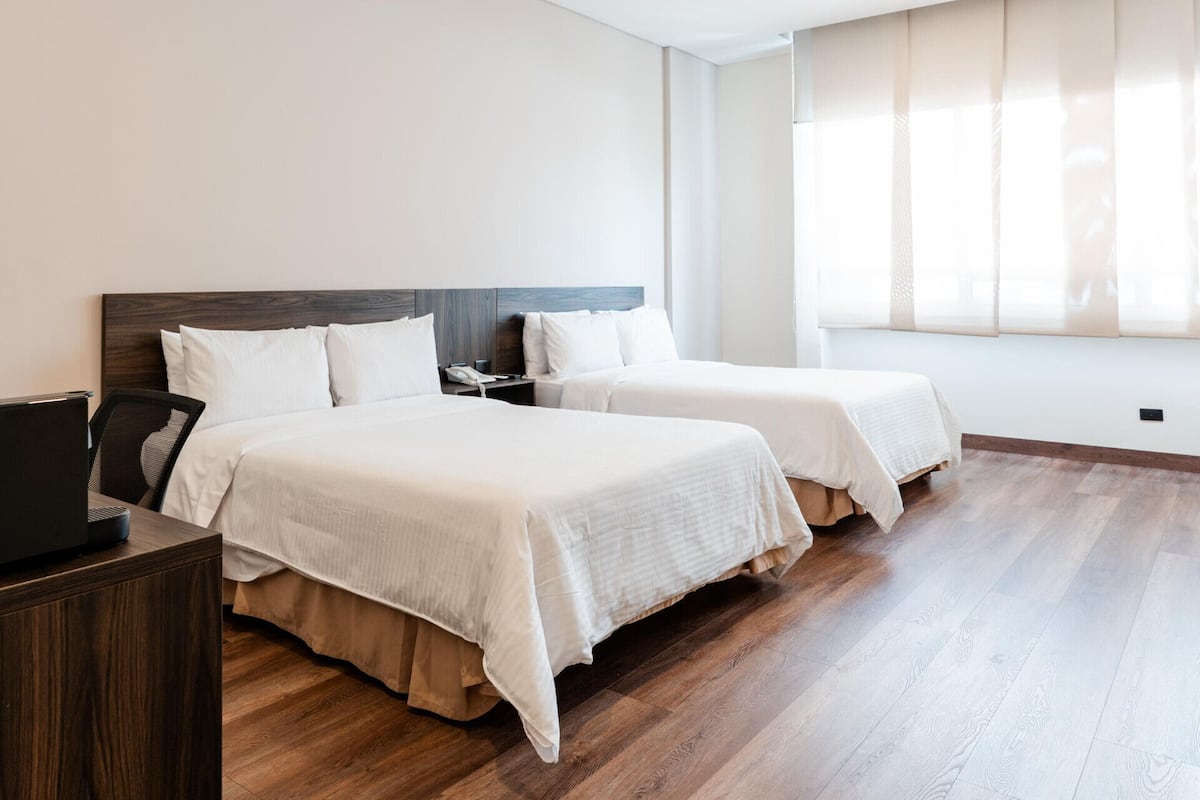 Minibar, in-room safe, desk, laptop workspace