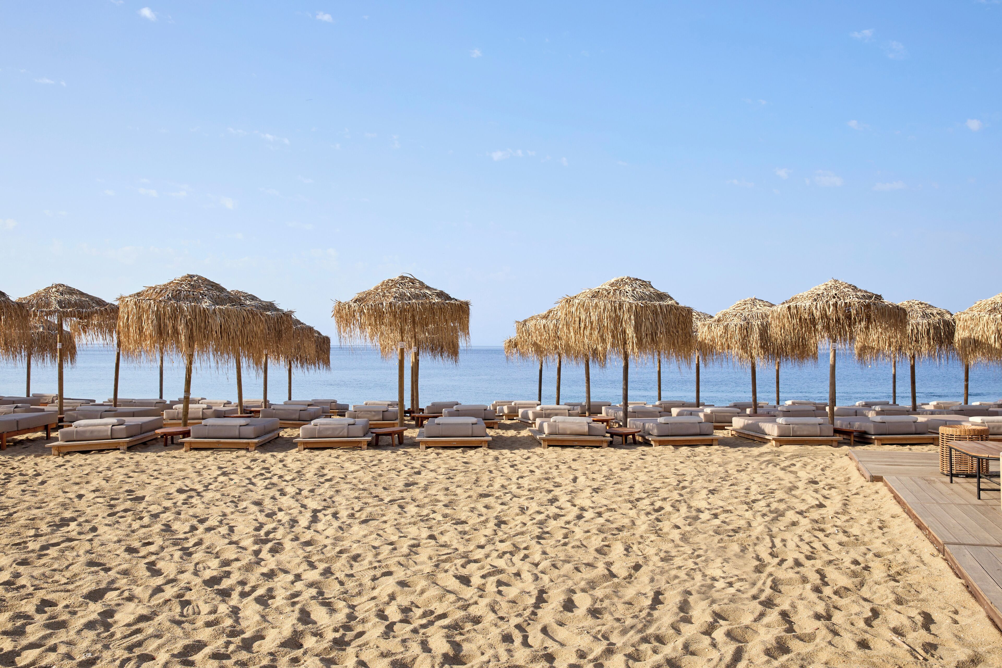Private beach, beach cabanas, sun-loungers, beach umbrellas