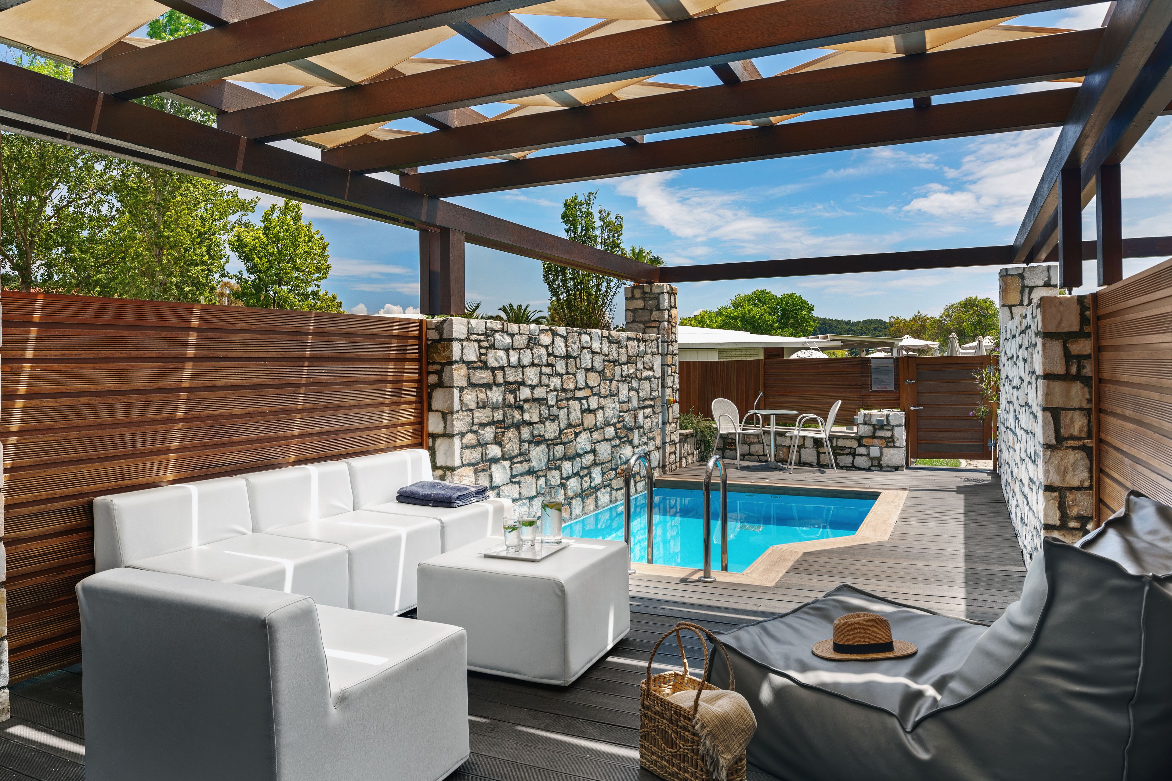 premier room, private pool | terrace/patio