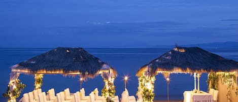 Utendørs bryllupsområde