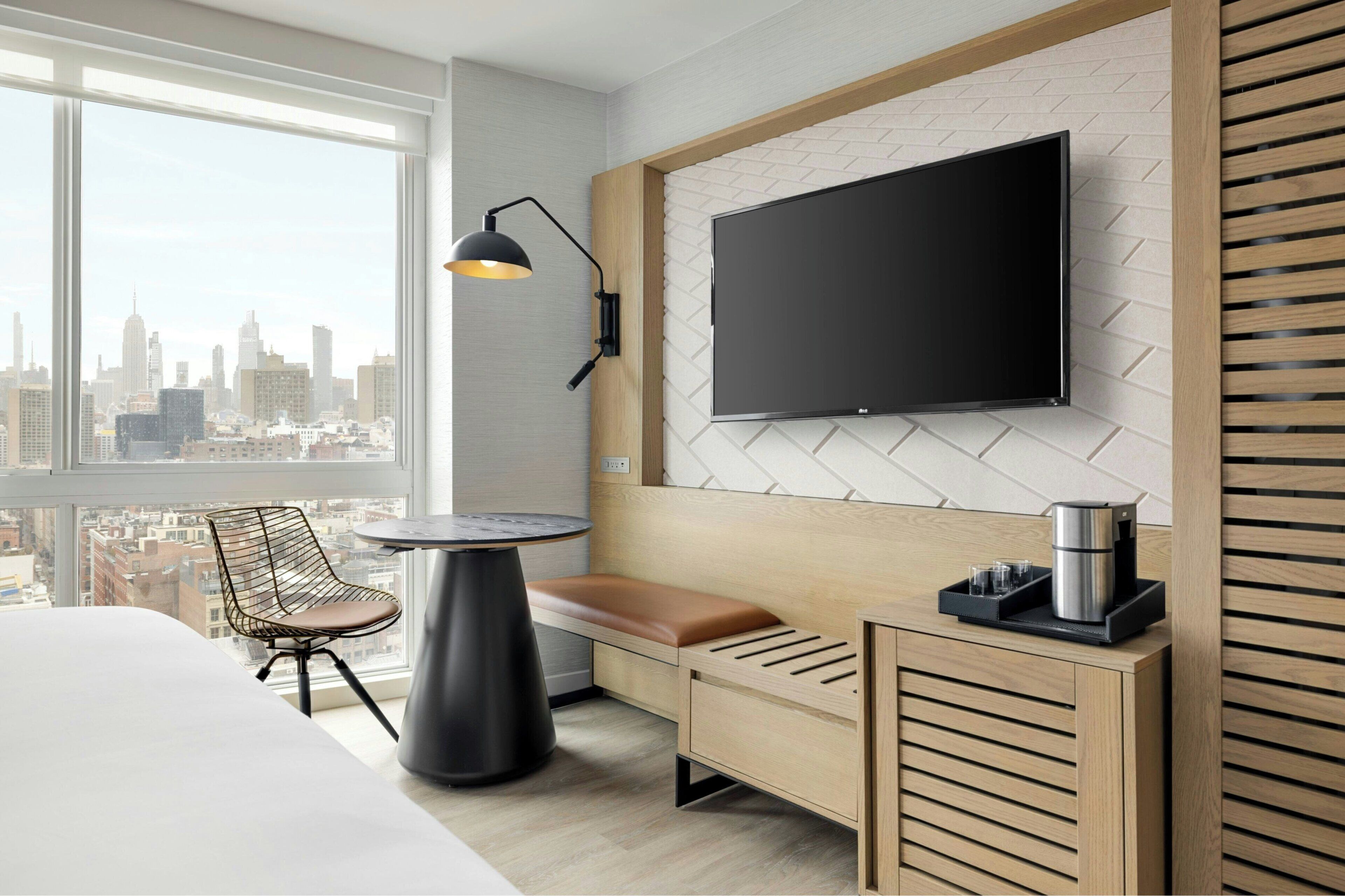 Couette en duvet d'oie, surmatelas, coffres-forts dans les chambres