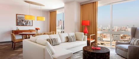 Presidential Suite, 1 Bedroom | Down duvets, pillow-top beds, in-room safe, desk