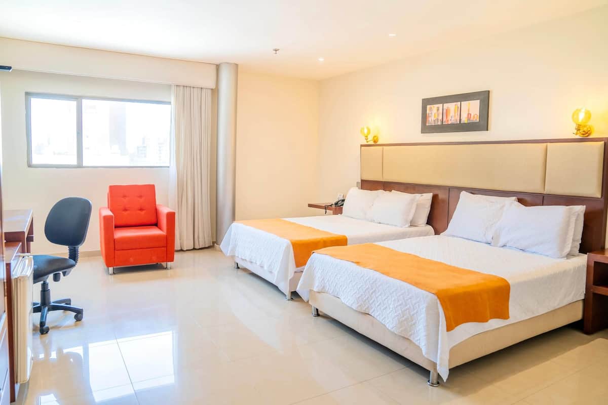 Suite, Multiple Beds, Non Smoking | Premium bedding, minibar, in-room safe, individually decorated