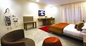 Deluxe kamer, 1 kingsize bed | Badkamer