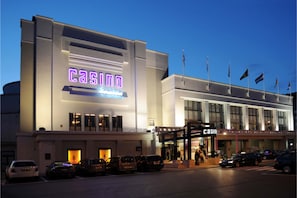 Front of property – evening/night