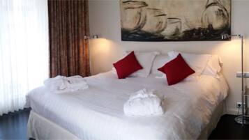 Minibar, in-room safe, desk, cots/infant beds