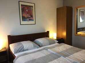 Desk, iron/ironing board, free WiFi